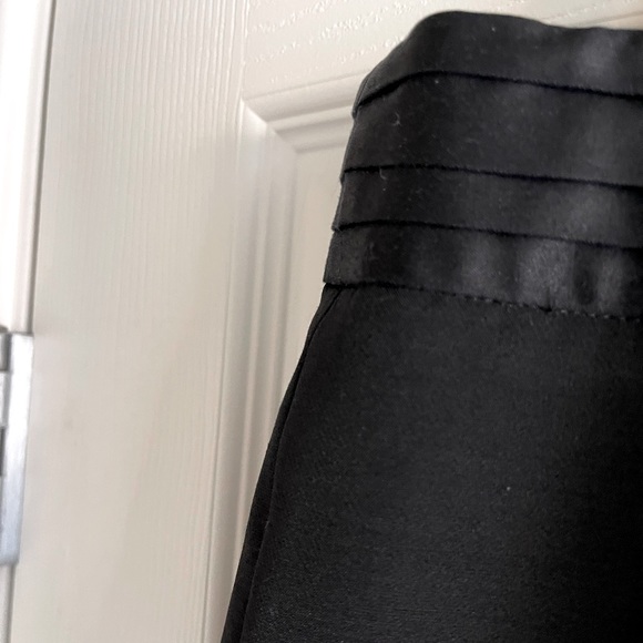 Banana Republic Ryan Tuxedo Pants Trousers in Black (size 8) - Picture 3 of 11